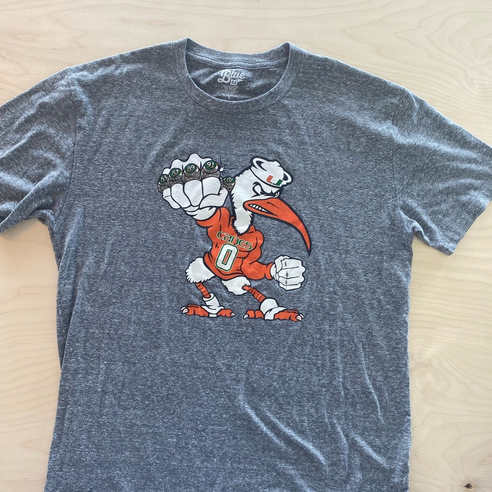 Blue 84 Gray Graphic Tee